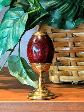 VAN CORT INSTRUMENTS - Nicholas ll Kaleidoscope Egg on Stand - 1984 - EVC